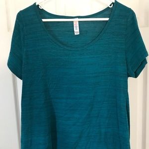 Medium turquoise Lularoe classic T